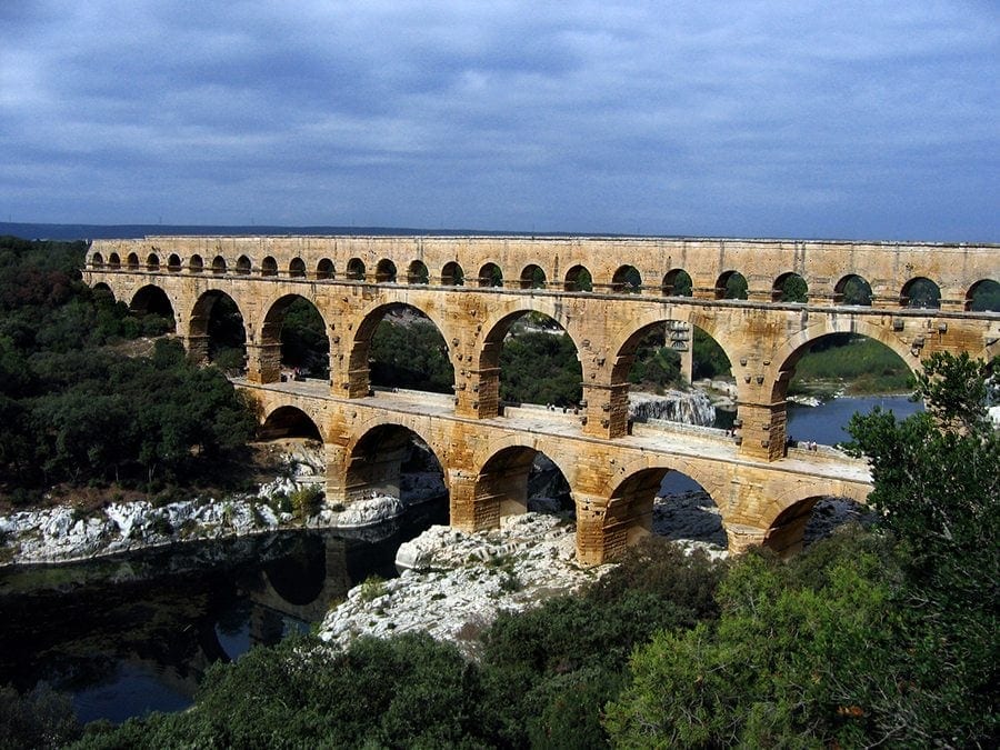 A Historical Roman aqueduct